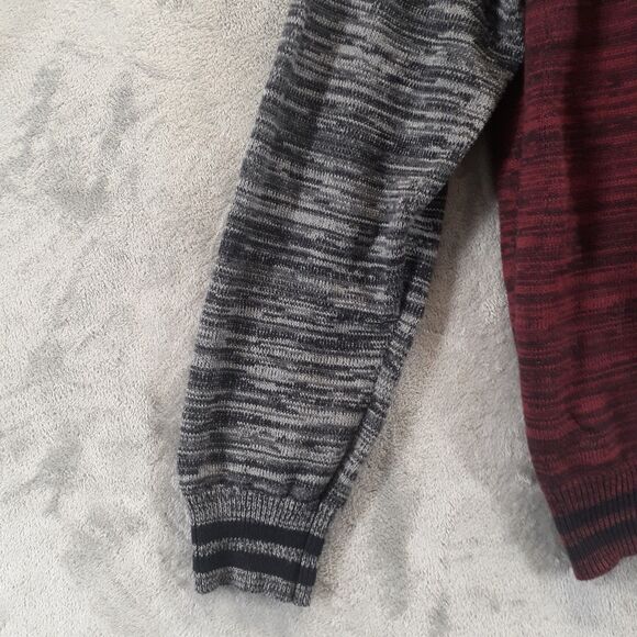 American Rag Mens Varsity Cotton Knit SIze 2XL Red/Gray/Black Winter Fall Comfy - Picture 5 of 8